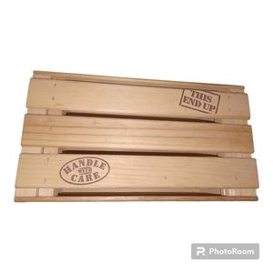 Ton of Snickers Wooden Slat Crate, Candy Advertising, 9.75" x 5.5" x 5" outer‎